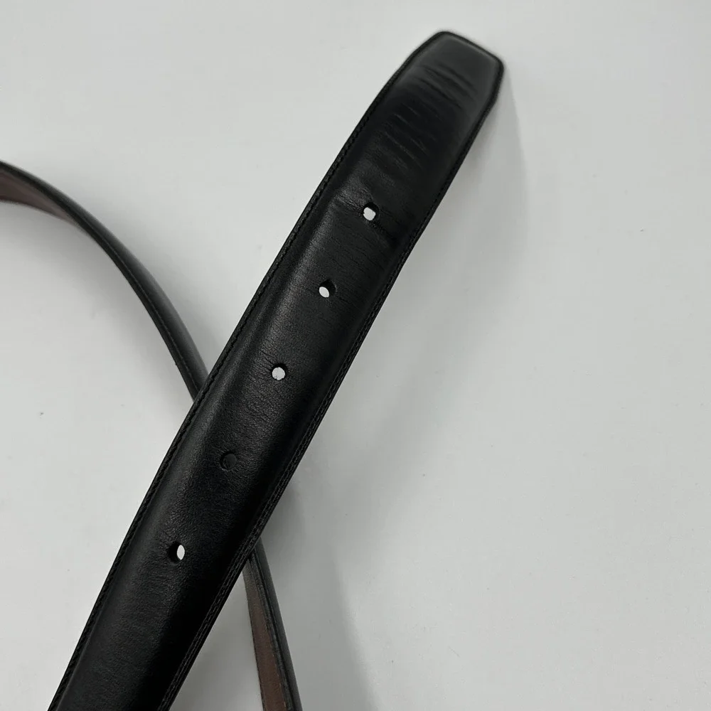 Roundtree & Yorke Belt Mens Size 52 Black Full Grain Cowhide Leather‎ Classic